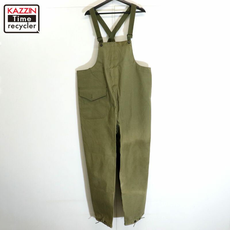 40s US NAVY★N-2 レイン オーバーオール★デッキパンツ★WW2★M 100038140-1.jpg