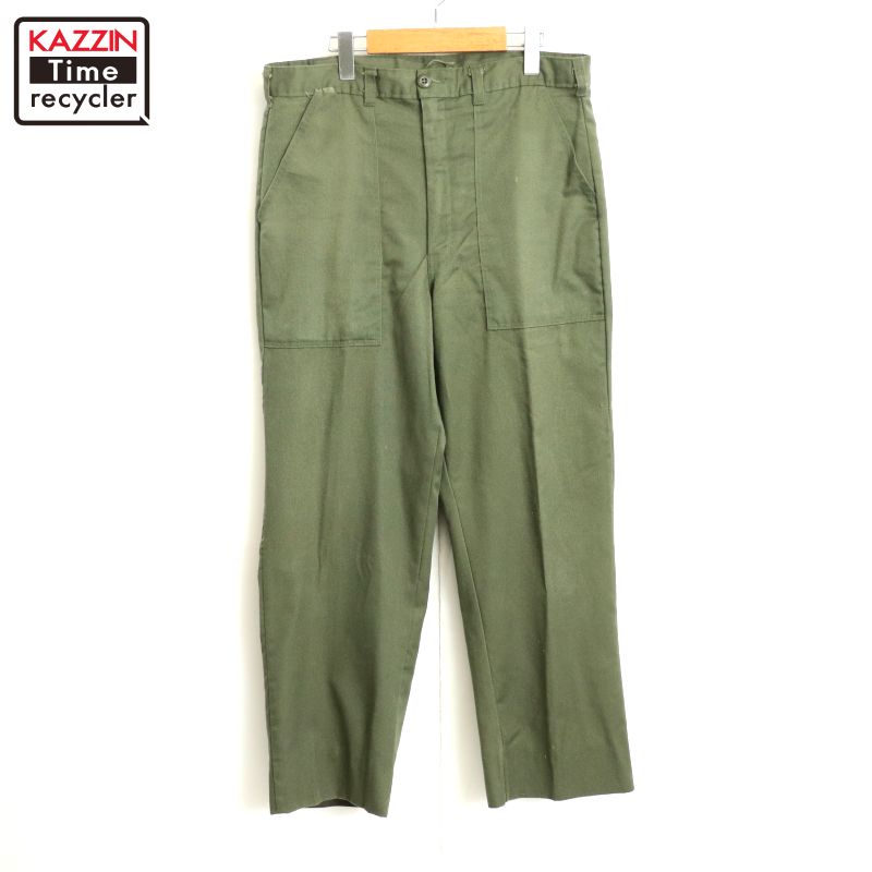 60〜70s US.ARMY RANGER リバーシブル ハンティングパンツ 70s RANGER 迷彩 リバーシブル コットン ハンティングパンツ M