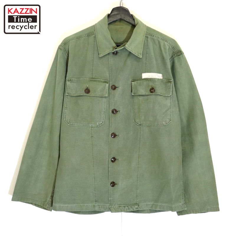 楽天市場】50s US ARMY 米軍実物 OG-107 コットン サテン