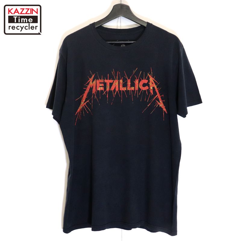 ✮XL　Tシャツ　美品　バンドTシャツ　メタリカ　両面プリント　ド派手　スカル✮ ✮XL Tシャツ 美品 バンドTシャツ メタリカ 両面プリント ド派手 スカル✮