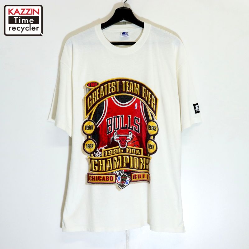 90s〜 USA製 NBA シカゴ・ブルズ　半袖 Tシャツ　シングルステッチ 90s USA製 シカゴブルズ NBA Tシャツ シングルステッチ XL