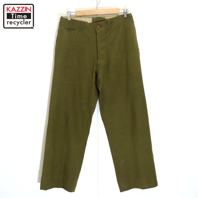 M-43コットンサテンパンツ 米軍 W 30 40s 楽天市場】40s ビンテージ ☆ 米軍実物 US ARMY 陸軍 M43