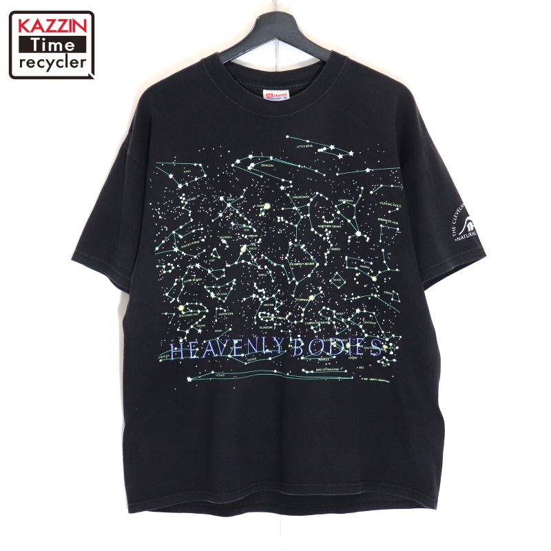 楽天市場】90s USA製 ☆ HEAVENLY BODIES 星座 総柄 両面 プリント