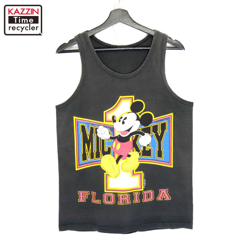 【80s】MICKEYMOUSEミッキーマウス ヴィンテージタンクトップUSA製 80s】MICKEYMOUSEミッキーマウス ヴィンテージタンクトップUSA製 90
