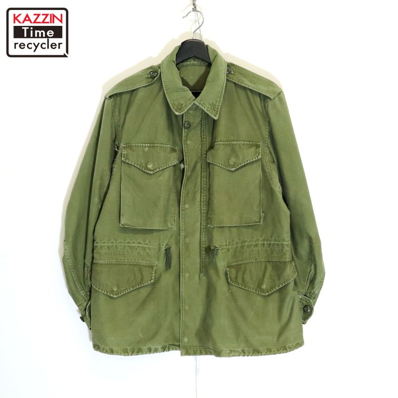 ウエストライド　GOODMAN USN ミリタリージャケット M US ARMY 90's M-46 Field Jacket L KHAKI Woodland Camoton
