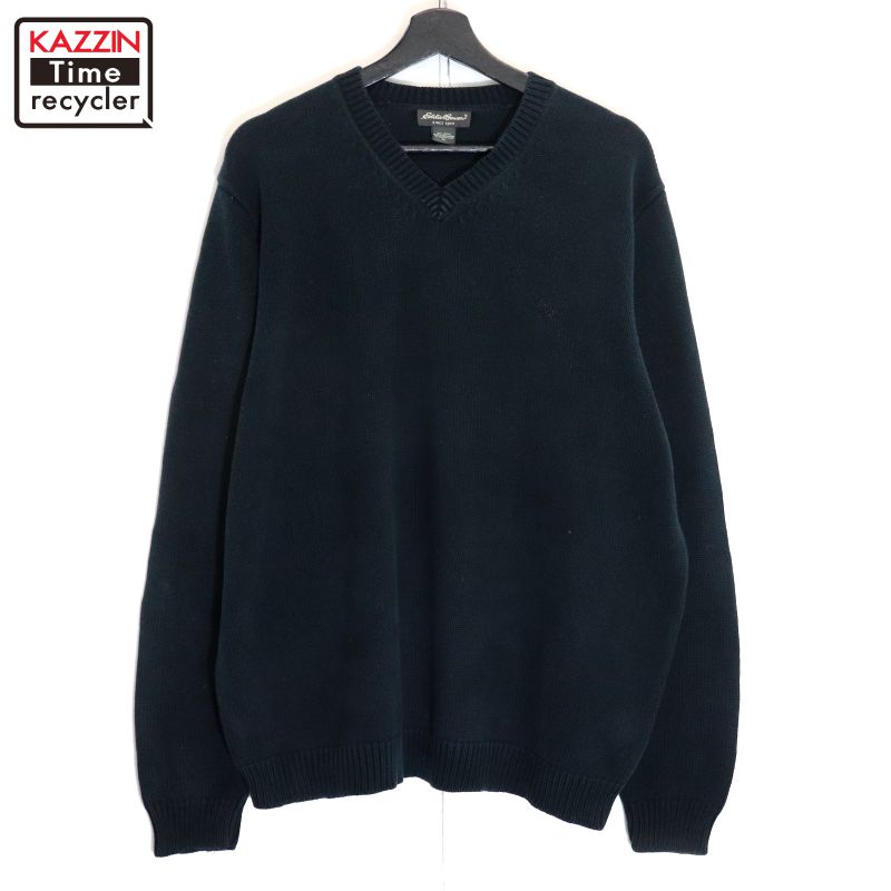 (古着)00s eddie bauer 無地ニット vネックセーター 楽天市場】00s Eddie Bauer Vネック ピマ コットン ニット セーター XL