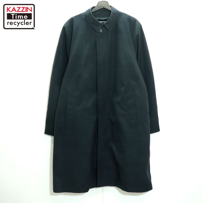 【中古】60s ヴィンテージ タウンクラフト TOWNCRAFT チェック柄 コート 古着 メンズ XLサイズ相当 ビッグサイズ オーバーサイズ ネイビー｜Vintage古着屋 KAZZINTimerecycler