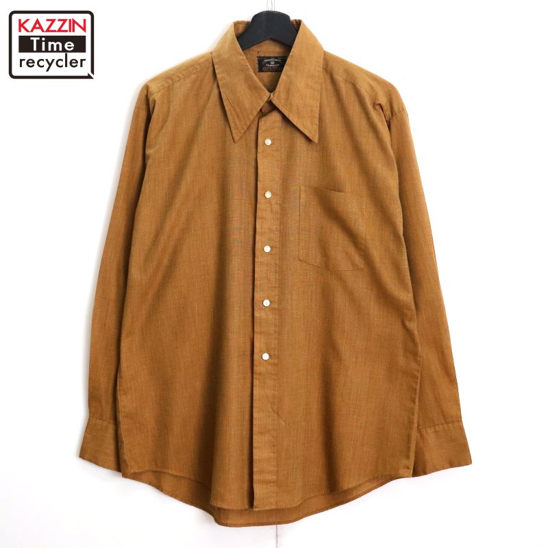 古着 60s TOWNCRAFT タウンクラフト　ウールシャツ 60年代 TOWNCRAFT タウンクラフト 開襟 ウールシャツ チェック