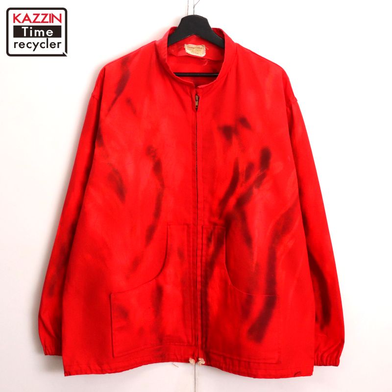 vintage70sJAPAMサテンスーベニアジャケットSIZEＬ vintage70sJAPAMサテンスーベニアジャケットSIZEL