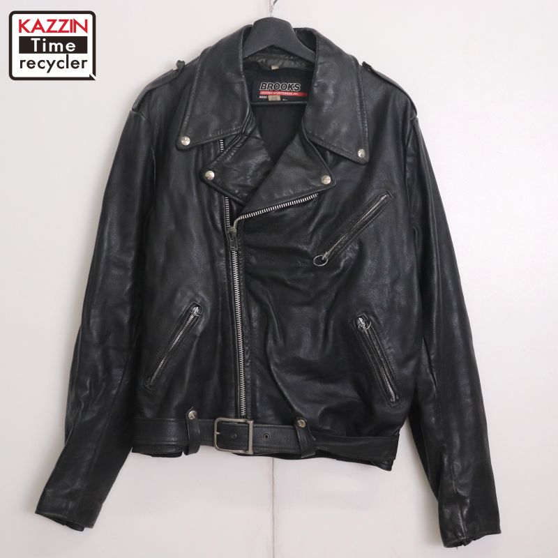 楽天市場】60's USA製 ビンテージ □ Brooks 本革 レザー