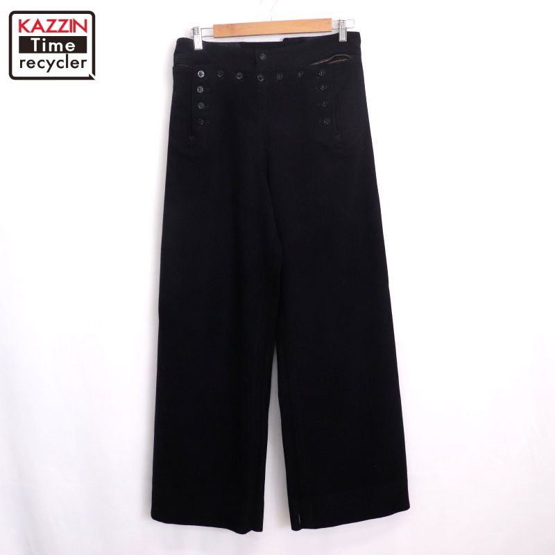 50s US. NAVY ウールセーラーパンツ　海軍　フレア　古着女子　希少 50s US NAVY USN ウール セーラー パンツ - Chago Chago Boutique