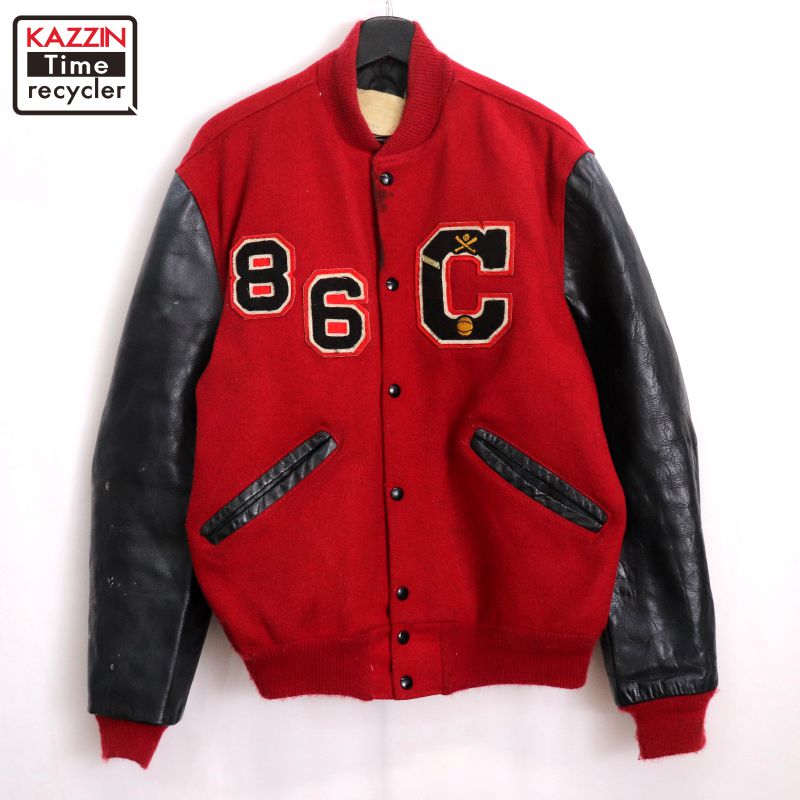 楽天市場】80s デロング DeLONG コーデュロイ スタジャン 古着