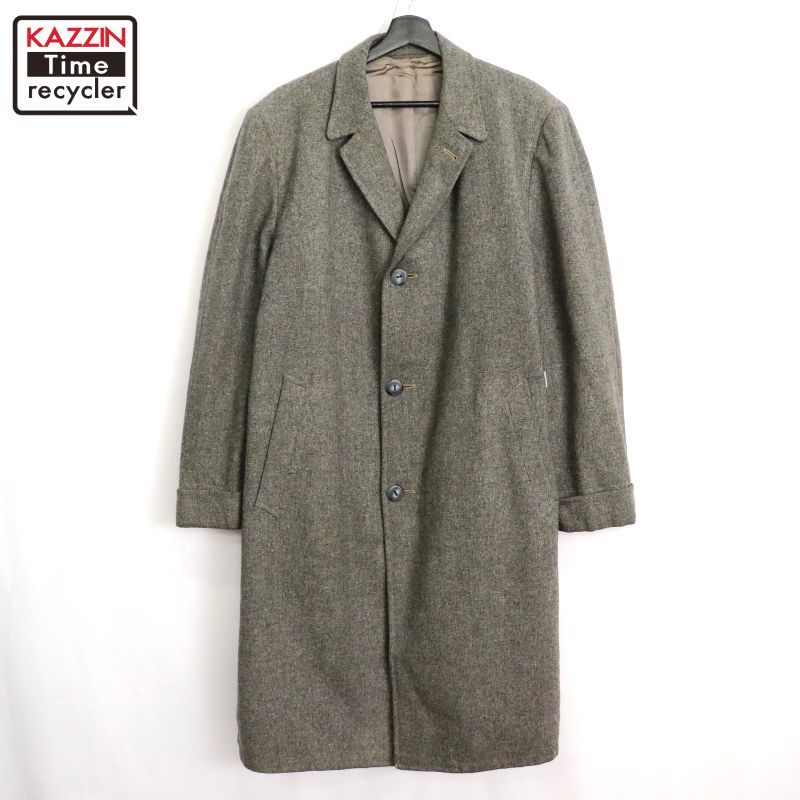 楽天市場】【中古】60s ヴィンテージ カシミヤ コート 古着 メンズ XL