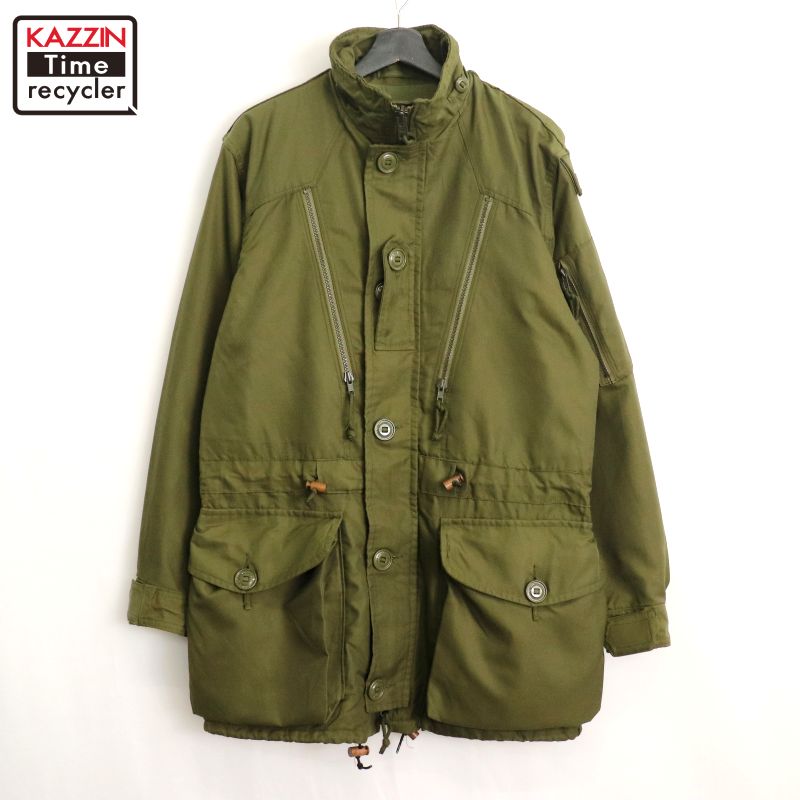 P10倍 【中古】00s カナダ軍 CANADIAN ARMY IECS コンバットコート ミリタリー上衣 古着  メンズ L大いさ好いかげんに カーキ