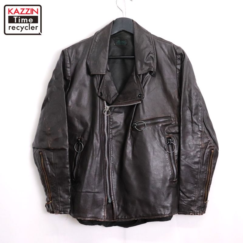 【美品】roar roar guns ライダース　ジャケット　大きめサイズ 楽天市場】【中古】 roar guns ダブルライダースジャケット 美品