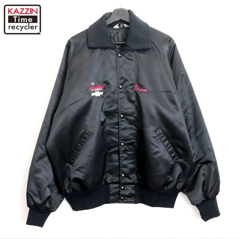 70s-80s Marguarts ウールスタジャン アームレザー 中綿 44 70s-80s Marguarts ウールスタジャン アームレザー 中綿 44 70s