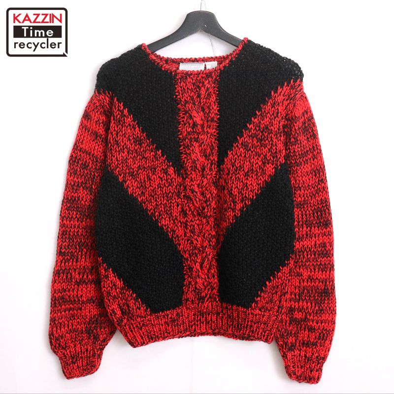 古着 vintage 柄ニット 90s 80s 楽天市場】古着 80~90年代 PACHAMAMA 花柄 エクアドルニット ロール