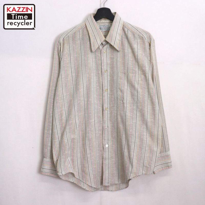 楽天市場】70's Kmart 総柄 アセテート×ナイロンシャツ M 70年代