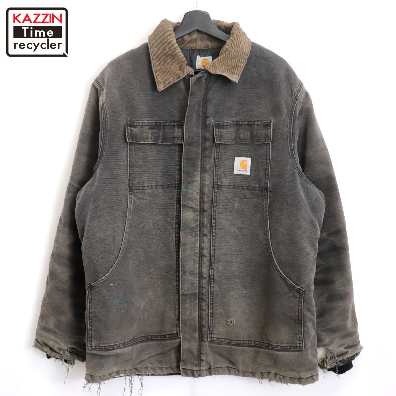 e*e様 Carhartt コーデュロイ襟ジャケット Carhartt (カーハート) 80s 裏キルティング 襟コーデュロイ