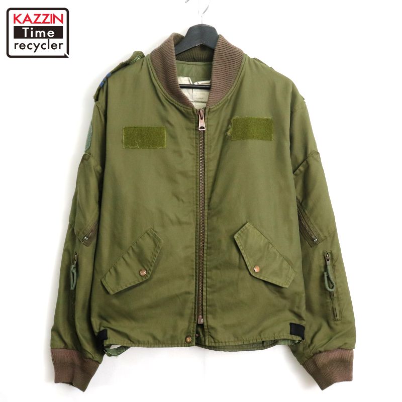 P10倍 【中古】80s ヴィンテージ カナダ軍 飛翔 ミリタリー上衣 古着  メンズ XL大きさ好いかげんに ビッグ大きさ 厚地の外套大きさ オリーブ緑であること
