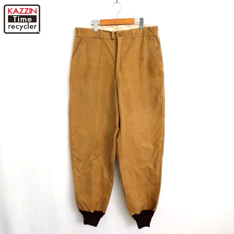 P10倍 【中古】60s ヴィンテージ Duxbak 狩猟ズボン下 古着  メンズ L大いさ好いかげんに 赤銅色