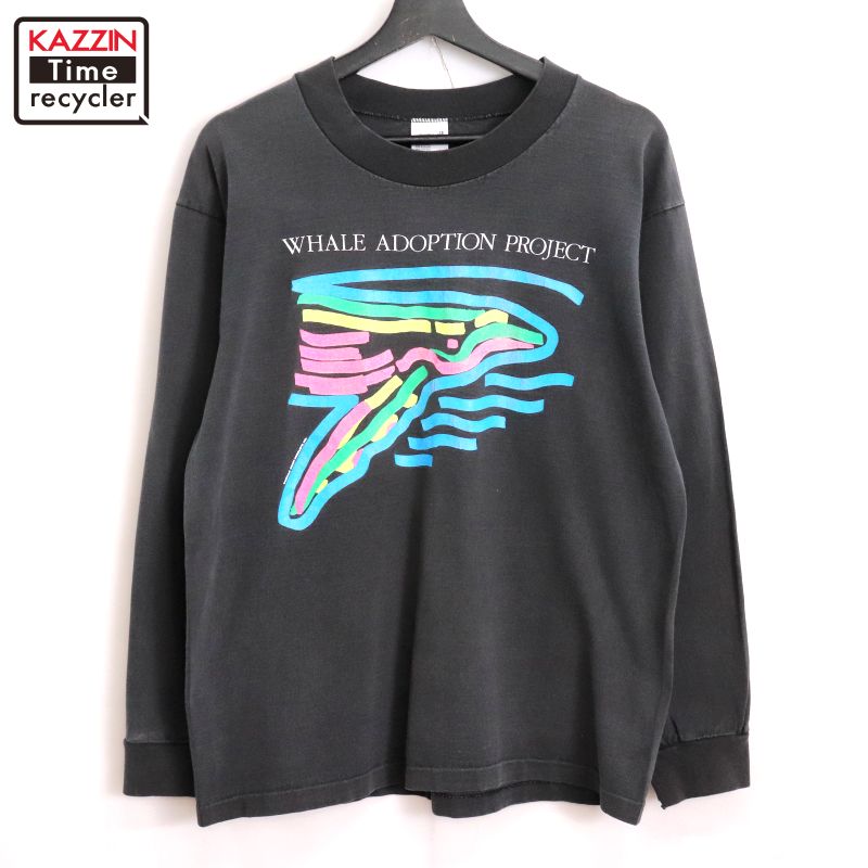 ANVIL アンビル ロンT デカロゴ ホワイト L 1046 楽天市場】【中古】【古着】 80s ANVIL 長袖Tシャツ Lサイズ