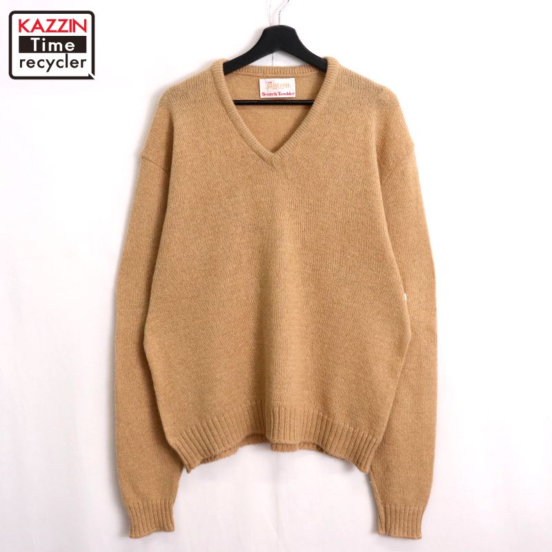 楽天市場】60s USA製 Jantzen アーガイル 総柄 25% モヘア ウール V