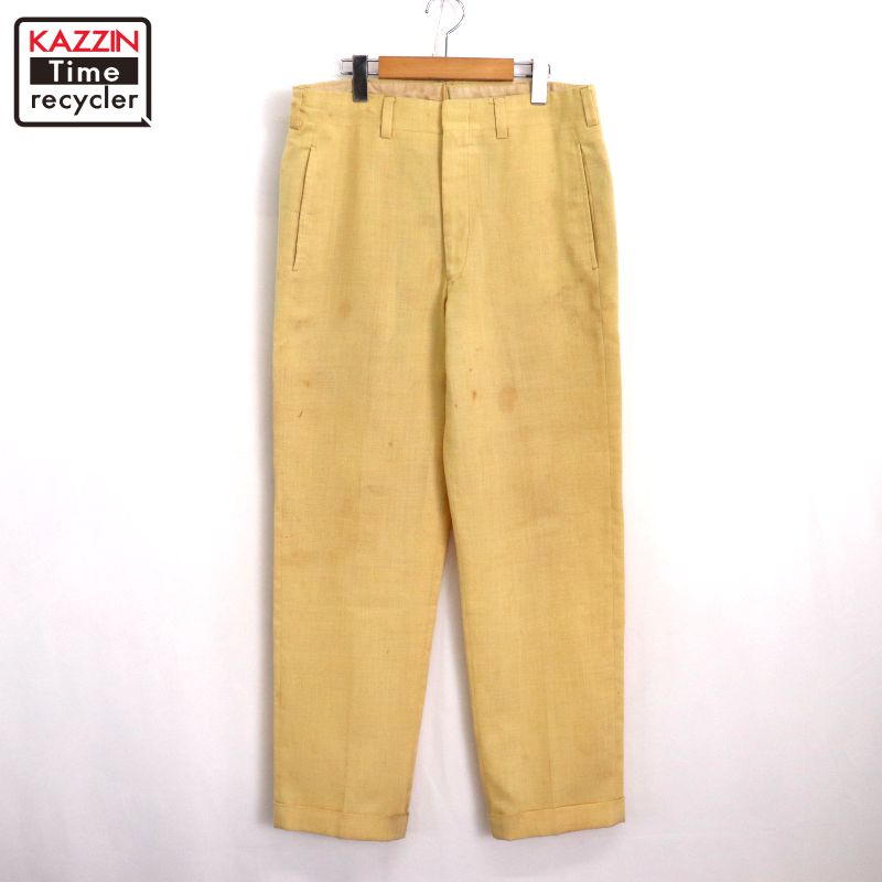 楽天市場】60s ヴィンテージ 玉虫色 タマムシ スラックスパンツ 古着