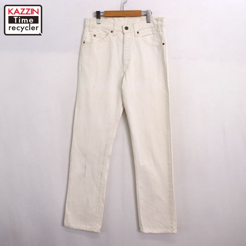 P10倍 【中古】80s USA製 ヴィンテージ リーヴァイズジーンズ Levi\u0027s 509 ジーンズズボン下 古着  メンズ S大きさ好いかげんに 白いこと