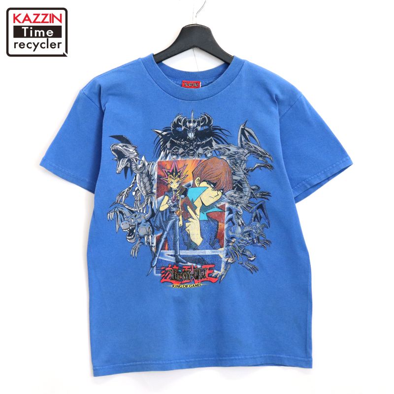 90s 当時物　遊戯王　ロンT アニメTシャツ　キャラクターTシャツ　フェード 楽天市場】古着 90'S 遊戯王 三幻神 アニメ キャラクター