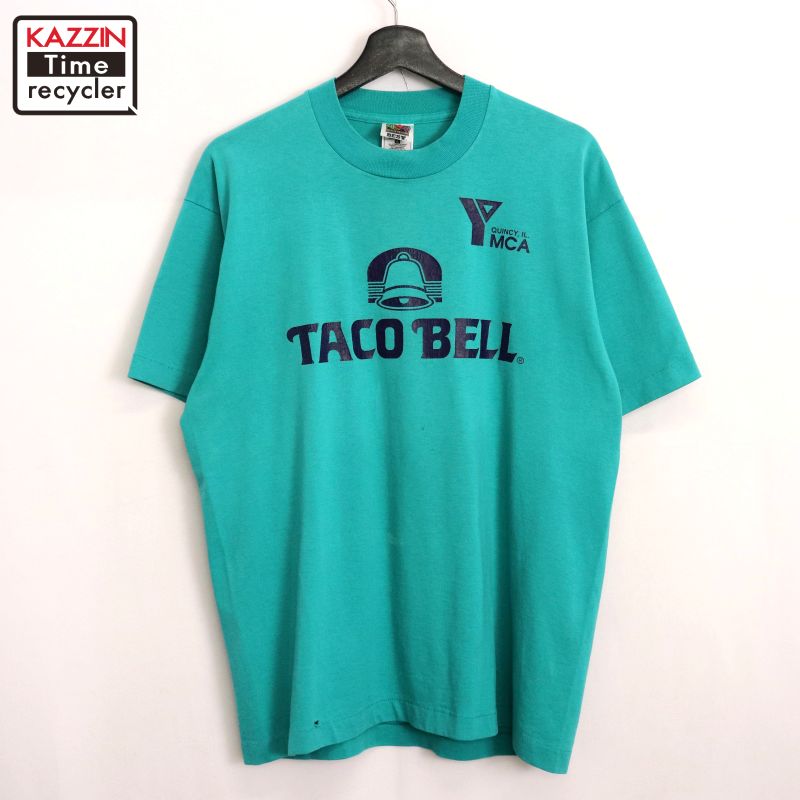 り*ー様 90s Taco Bell タコベル　Tシャツ ビンテージ　企業　ゴジ 90sタコベル チワワ ヴィンテージTシャツ 企業 アニマル Taco