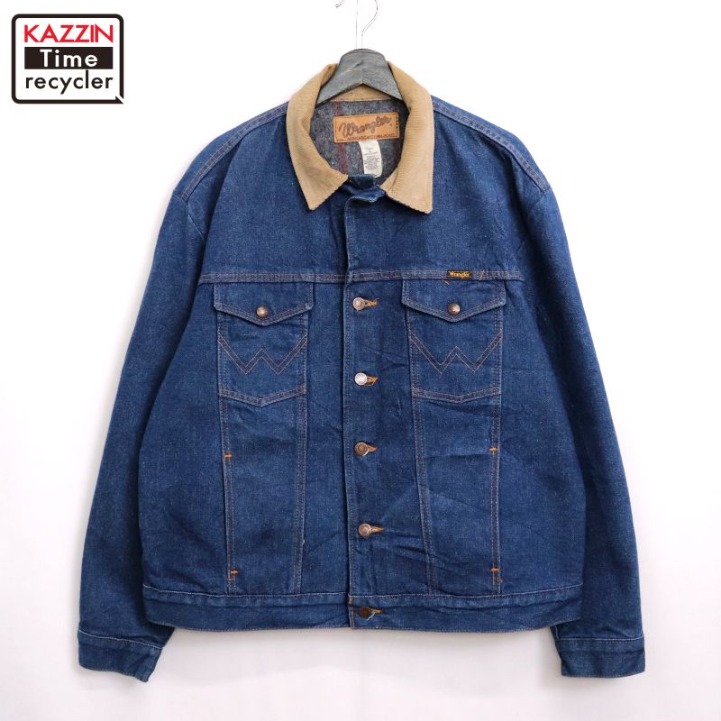 か*ん様 ラングラー　XL デニムジャケット インディゴ 楽天市場】【中古】Wrangler ラングラー デニムジャケット