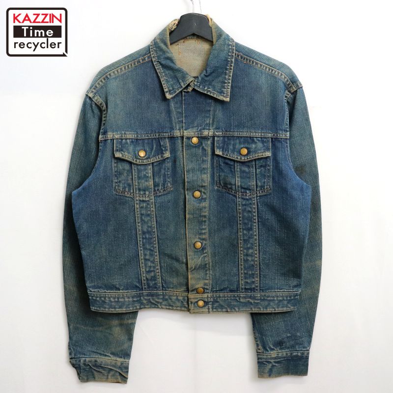 60s Carter's　デニムカバーオール　円形タグ　ビンテージ 60s- カーターズ カバーオール 濃紺 インディゴブルー L相当