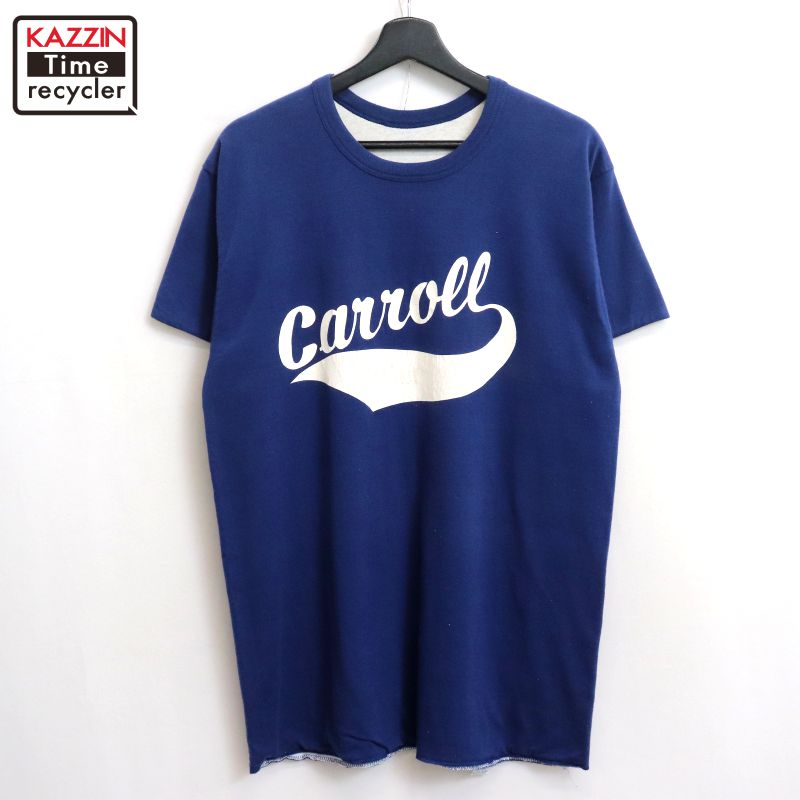 P10倍 【中古】80s USA製 ヴィンテージ はやりっ児 Champion リヴァーシブル 半袖Ｔシャツ 古着  メンズ 書きあらわすL大きさ 青色・白いこと