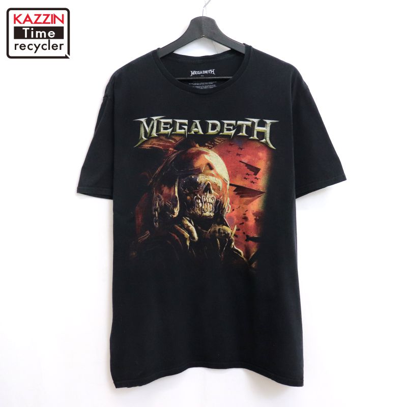 Megadeth メガデス　両面フルプリント Tシャツ MEGADETH メガデス 両面プリント バンドTシャツ XLサイズ - メルカリ