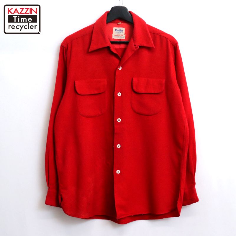 楽天市場】古着 VINTAGE ヴィンテージ 50s 60s 開襟 長袖
