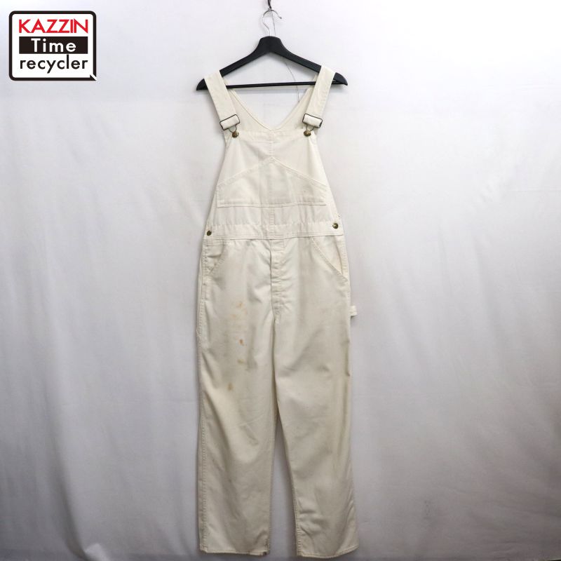60s ビンテージ Sears ホワイト オーバーオール ペンキ 山ポケ 50s 60s