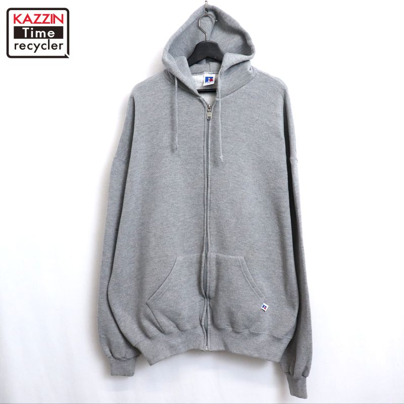 楽天市場】00s ラッセル RUSSELL 無地 ジップアップ ブラック