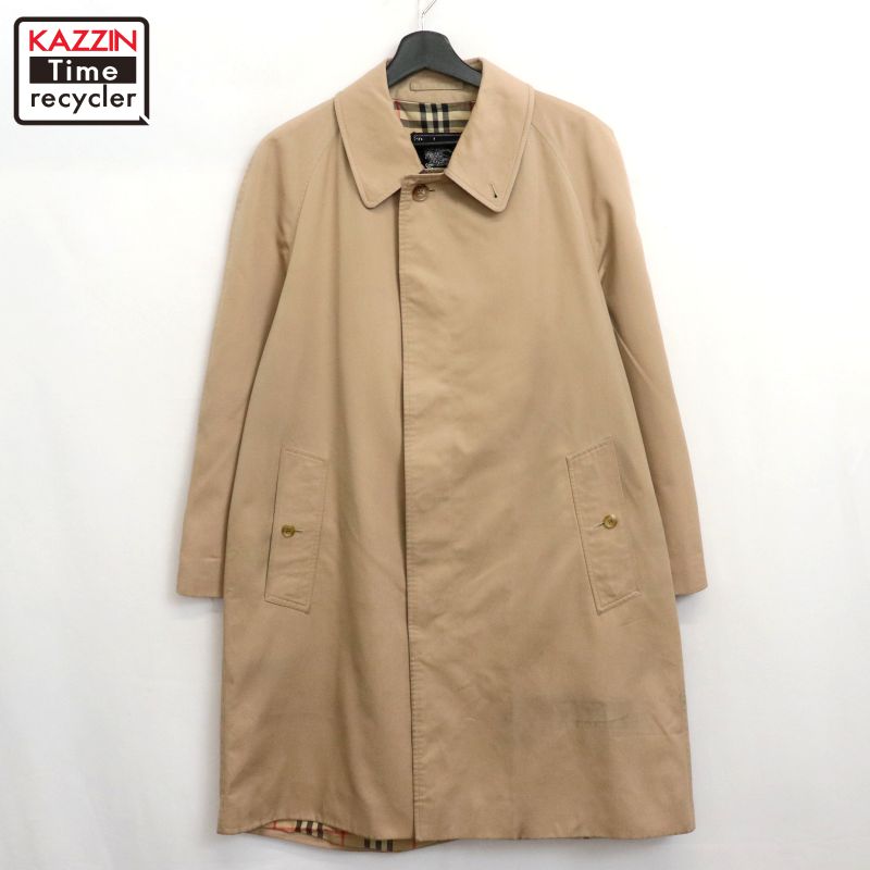 楽天市場】k□オールドバーバリー/BURBERRYS チェック柄 ガウン コート