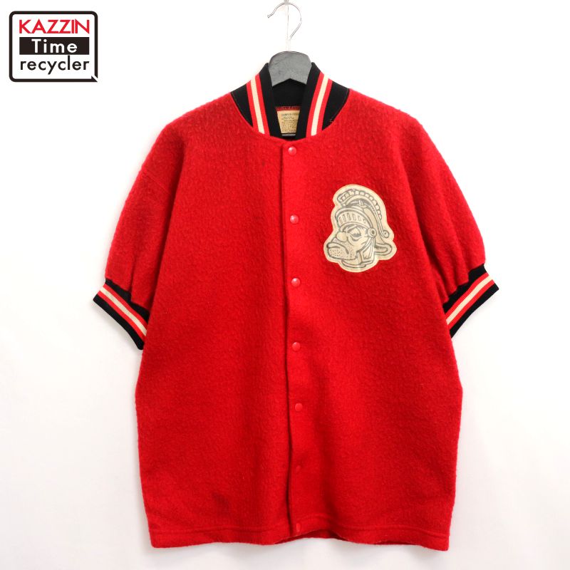 たっしゃん50s 40s スタジャン　ヴィンテージ　ビンテージ 楽天市場】40s デカランタグ ビンテージ ☆ Champion