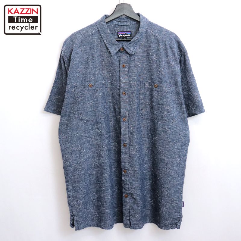 楽天市場】01年製 patagonia Hemp Open Collar S/S Shirt 灰