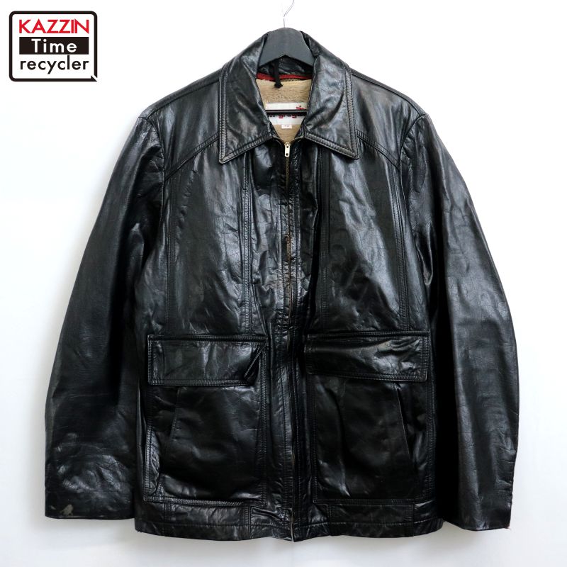 楽天市場】【中古】 Rags McGREGOR レザージャケット ダブル