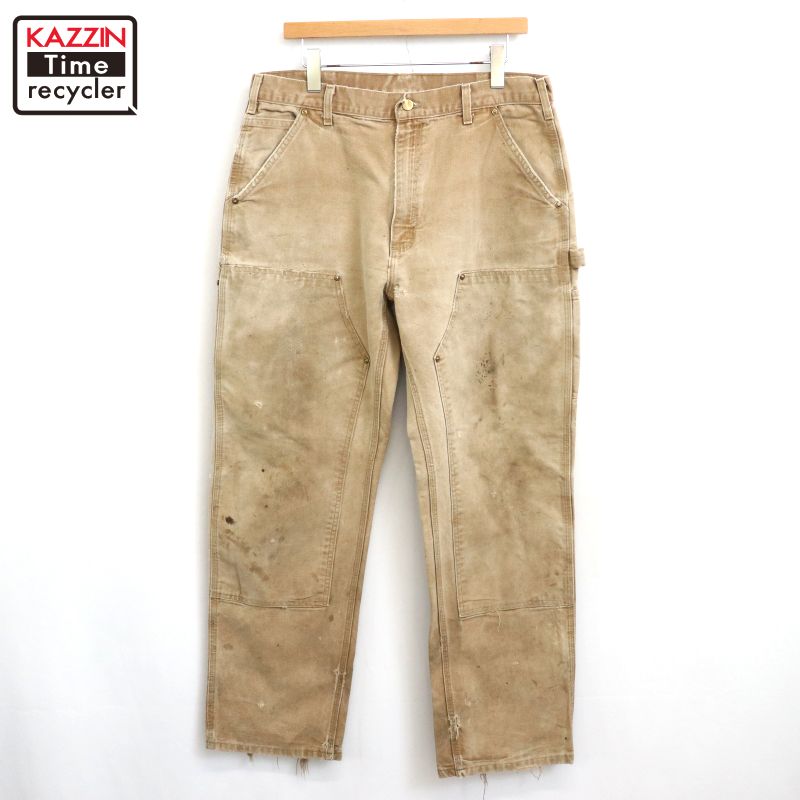 2000s Carhartt ダブルニー ブラウン y2k ボロ 2000s Carhartt ダブルニー ブラウン y2k ボロ Vtg 2000 Y2K