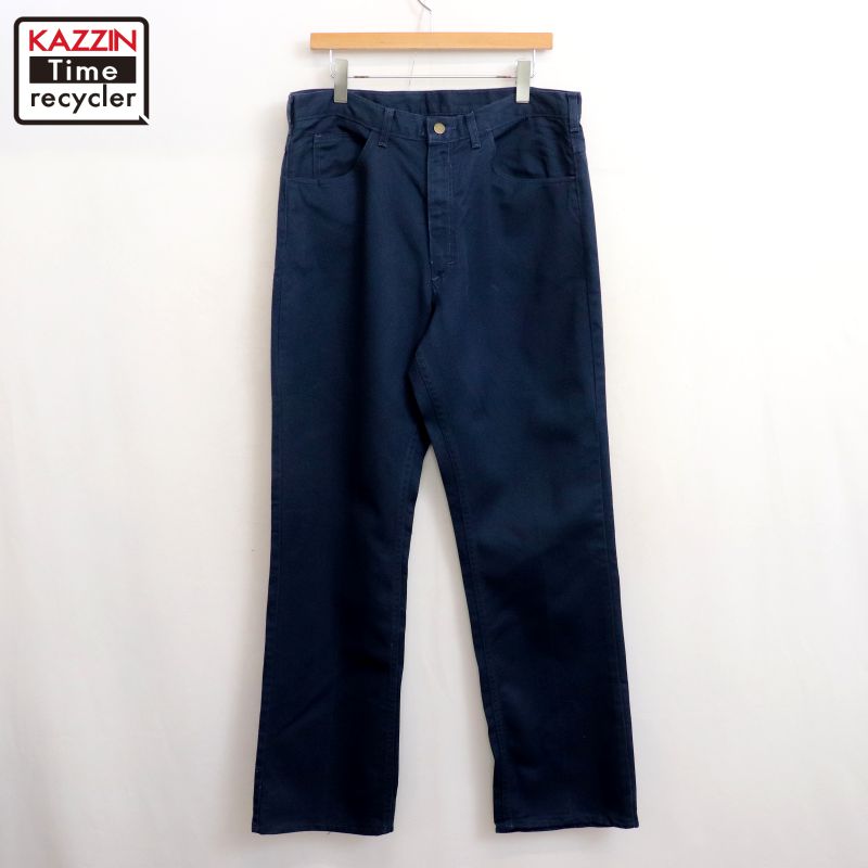 70s OshKosh ネイビー ワークパンツ　USA製 80s OSHKOSH NAVY WORK PANTS MADE IN USA ヴィンテージ