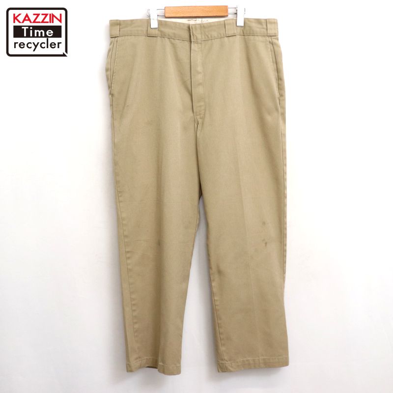 評*中様 90s USA製 Dickies ディッキーズ チノパン TALONジ 90s ディッキーズ 874 USA製 TALON zip - メルカリ