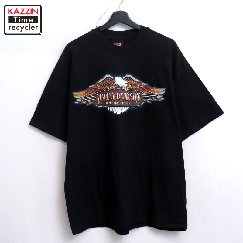 HARLEY DAVIDSON Tシャツ　90s　イーグル　ヴィンテージ ハワイ 古着 90s USA製 HARLEY DAVIDSON イーグル VS ドラゴン Tシャツ