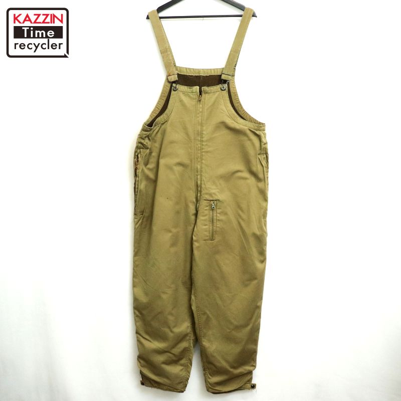 P10倍 【中古】40s USA製 ヴィンテージ U.S.ARMY  月桂樹名取り草 裏地羊毛 タンカース ミリタリーズボン下 古着  メンズ XL大いさ好いかげんに ビッグ大いさ 大層らしい大いさ オリーブ緑であること