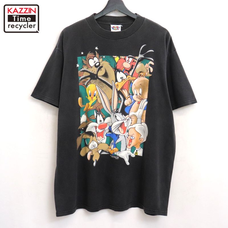 激レア90sヴィンテージカナダ製 ルーニーチューンズ tシャツ ダフィーダックL NWT vintage 90s DAFFY DUCK LOONEY TUNES T-Shirt LARGE single