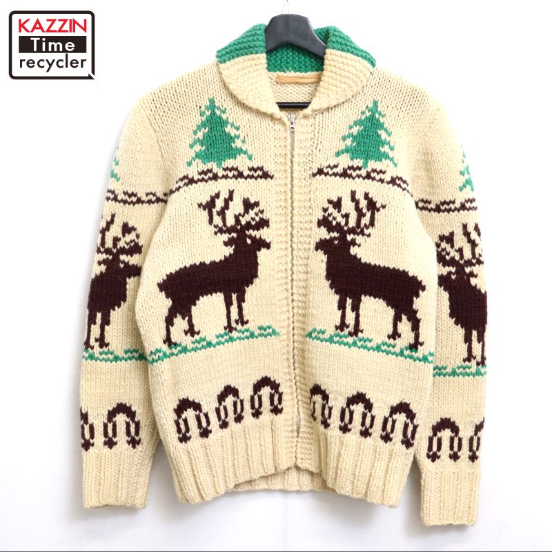 楽天市場】60年代 UNKNOWN 馬柄 カウチンセーター メンズM