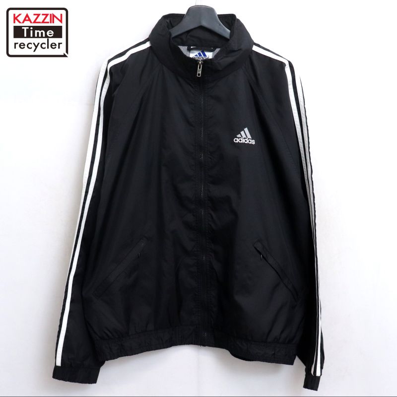 楽天市場】90s adidas Logo Nylon Jacket 黒 S アディダス